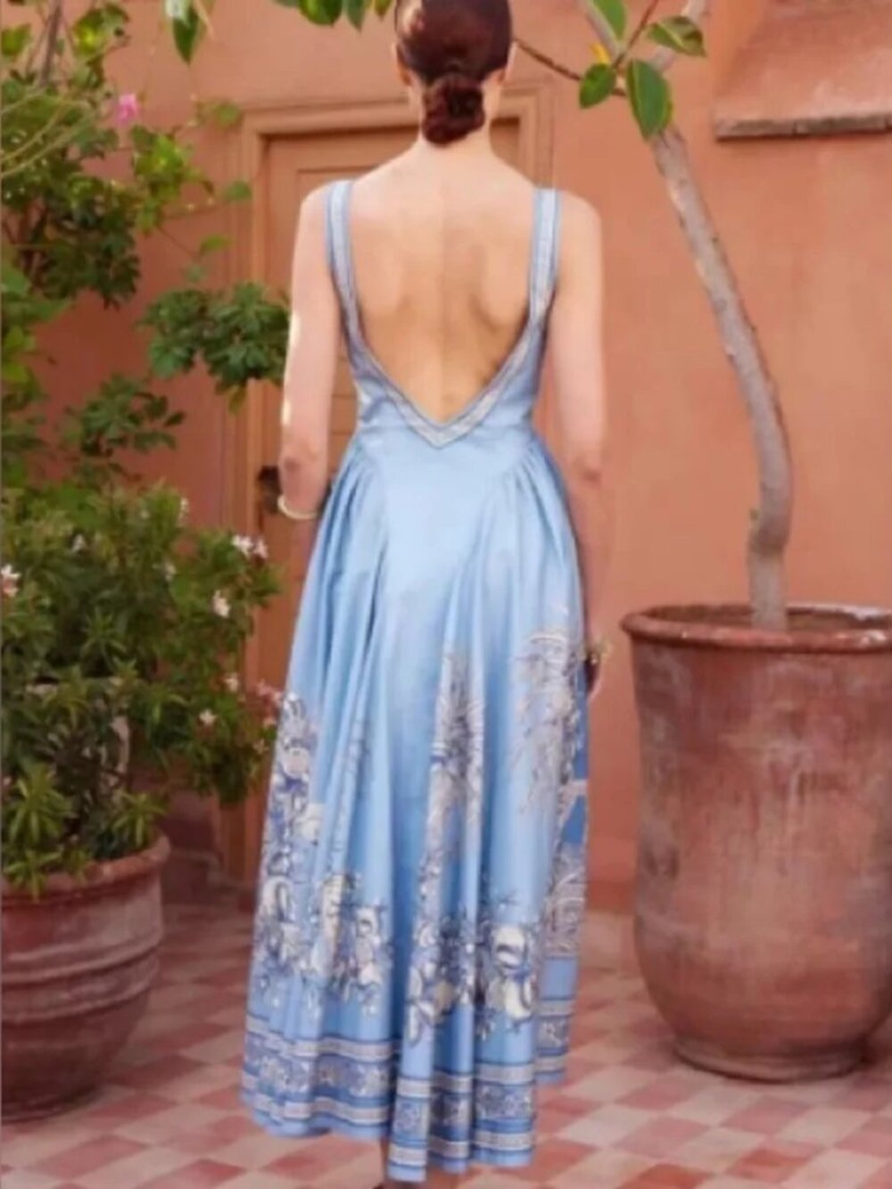 Alemais Blue Villa Romantica Midi Dress 8 - Picture 3 of 3